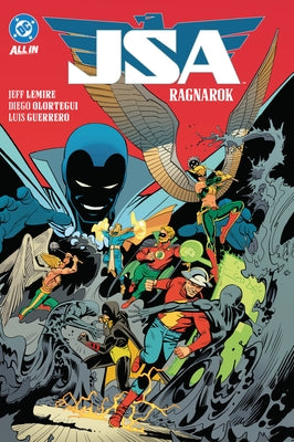 Paperback DC Comics Jsa Vol. 2: Ragnarok comic book featuring vibrant cover art and classic superhero characters.