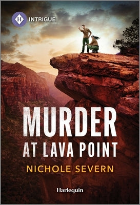 Mass market paperbound of Murder at Lava Point by Harlequin Intrigue, featuring a mysterious cover with dark, dramatic imagery.