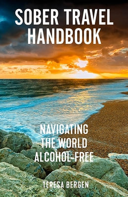 Paperback Sober Travel Handbook by Microcosm Publishing, featuring a colorful cover with travel and sobriety-themed illustrations.
