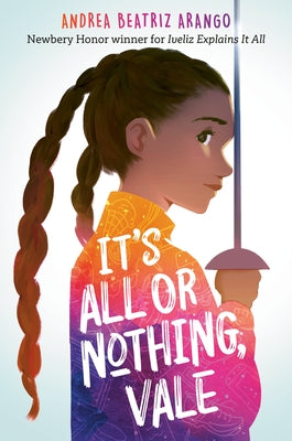Paperback copy of "It's All or Nothing" by Vale, published by Yearling Books, featuring the book cover with colorful illustrations.