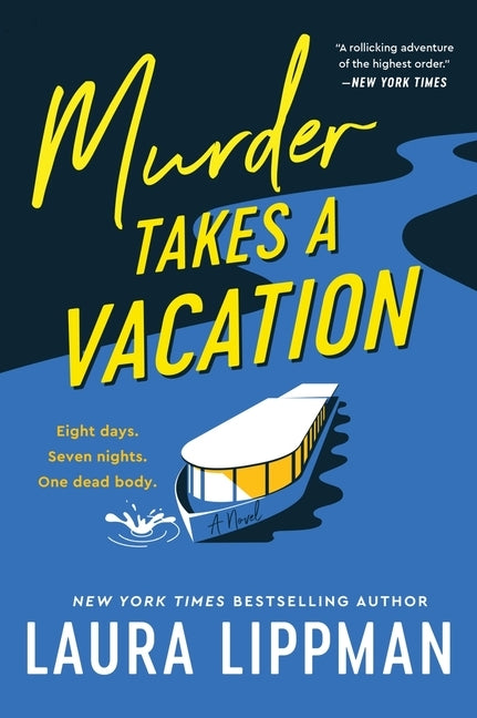 Paperback of "Murder Takes a Vacation" by William Morrow & Company, featuring a dark, mysterious cover illustration.