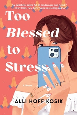 A paperback copy of "Too Blessed to Stress" by Grand Central Publishing, featuring a colorful cover with uplifting design.