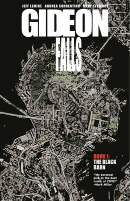 Paperback of Gideon Falls Volume 1: The Black Barn comic book by Image Comics, featuring dark horror art on the cover.