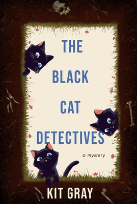 Paperback of The Black Cat Detectives: A Mystery by Crooked Lane Books, featuring a cover with black cats and detective themes.