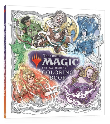 Paperback Magic: The Gathering coloring book by Ten Speed Press featuring colorful fantasy illustrations for fans.