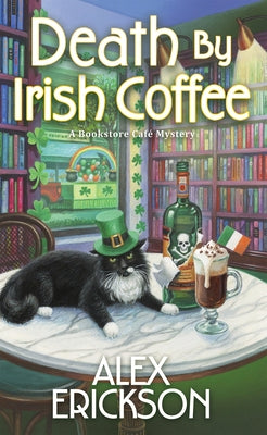 Mass market paperbound copy of "Death by Irish Coffee" by Kensington Cozies, showing the book cover with title and author details.