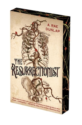 Paperback copy of The Resurrectionist: Deluxe Stenciled Edges by Kensington Publishing Corporation with decorative page edges.
