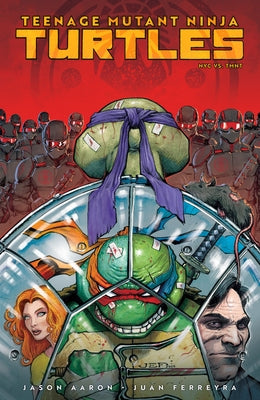 Paperback of Teenage Mutant Ninja Turtles: NYC vs. TMNT by IDW Publishing showing the book cover with Turtles characters.