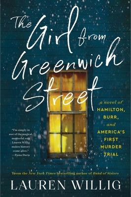 Paperback novel "The Girl from Greenwich Street" by William Morrow & Company, featuring a historic 19th-century scene on the cover.