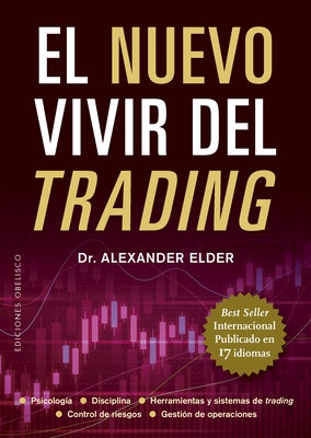 Paperback of El Nuevo Vivir del Trading by Obelisco, showing the front cover with title and author details.