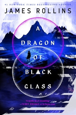 Black glass dragon paperback book by Tor Books, featuring a detailed dragon illustration on the cover.