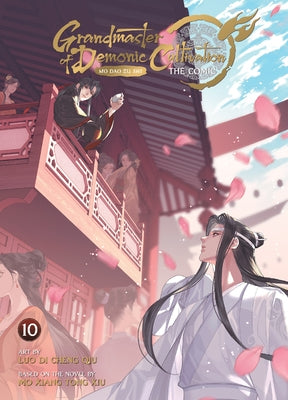 Paperback of Grandmaster of Demonic Cultivation: Mo Dao Zu Shi Vol. 10 comic manhua by Seven Seas, featuring cover art with characters.
