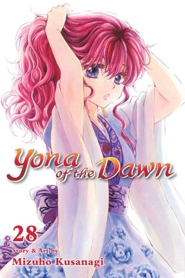 Paperback of Yona of the Dawn volume 28 by Viz Media featuring colorful manga cover art with characters in dynamic poses.