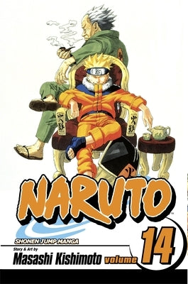 Paperback Naruto Vol. 14 manga by Viz Media featuring colorful cover art with Naruto Uzumaki in action pose.