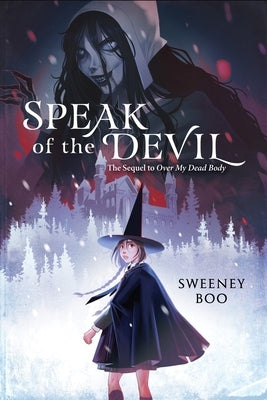 Paperback of "Speak of the Devil" witchy graphic novel by Harperalley, featuring dark, mystical cover art.