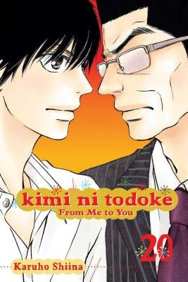 Paperback copy of Kimi Ni Todoke: From Me to You, Vol. 20 manga by Viz Media featuring colorful cover art with characters.
