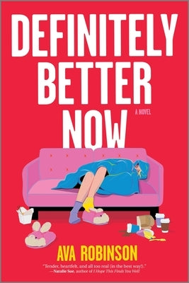 Paperback of "Definitely Better Now" by Mira Books, showing the book cover with title and author details.