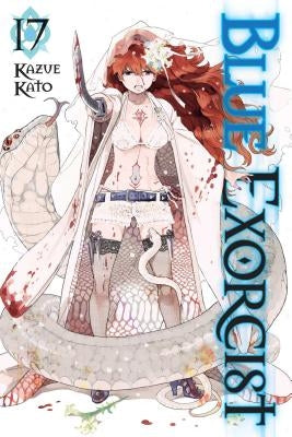 Paperback of Blue Exorcist, Vol. 17 by Viz Media featuring cover art with characters and title text.