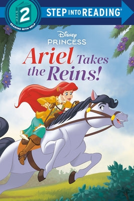 Paperback Disney Princess Ariel Takes the Reins book by Random House Disney featuring Ariel the mermaid holding her reins.