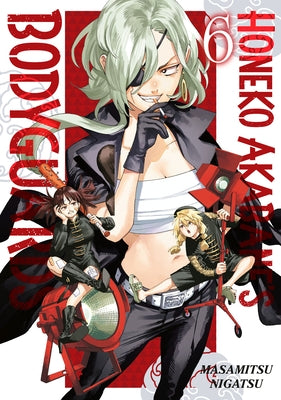 Paperback of Honeko Akabane's Bodyguards 6 manga by Kodansha Comics, showing the front cover with colorful illustration.