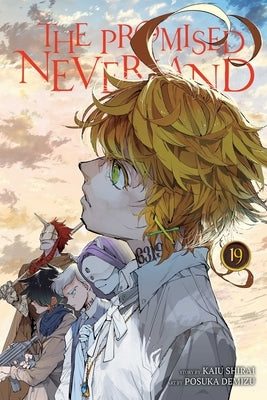 Paperback of The Promised Neverland, Vol. 19 by Viz Media featuring the book cover with characters and title.