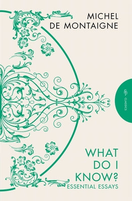 Paperback of "What Do I Know?: Essential Essays" by Pushkin Press Classics, featuring a close-up of the book cover with text and design elements.