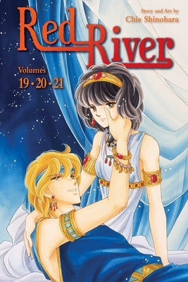 Red River 3-in-1 Edition Vol. 7 paperback by Viz Media featuring colorful cover art with volumes 19, 20, and 21.
