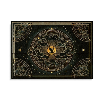 Paperback Fourth Wing Shadows of Navarre document folder from Paperblanks' Empyrean Collection featuring intricate cover art and branding.
