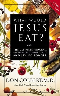 Paperback of "What Would Jesus Eat?" by Thomas Nelson, showing the book cover with title and author details.