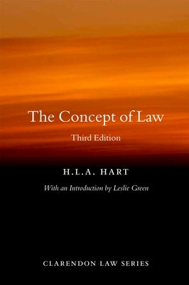 Paperback of The Concept of Law by Oxford University Press showing the book's cover with title and author details.