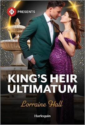 Mass market paperback of King's Heir Ultimatum by Harlequin Presents, showing the book cover with bold title and romantic artwork.