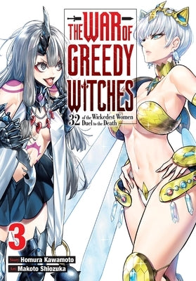 Paperback of The War of Greedy Witches, Vol. 3 by Yen Press featuring cover art with witches and mystical symbols.