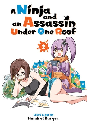 Paperback of Ninja and Assassin Under One Roof Vol. 2 by Seven Seas, featuring characters in ninja and assassin costumes on the cover.