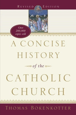 Paperback copy of "A Concise History of the Catholic Church" by Image, with a plain cover and visible title text.
