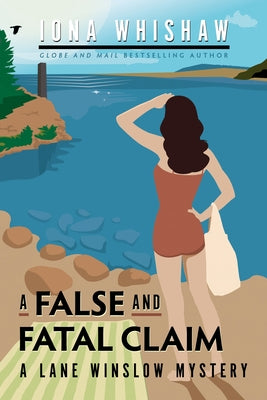 Paperback of "A False and Fatal Claim," a Lane Winslow Mystery by Touchwood Editions, featuring a book cover with mystery-themed artwork.