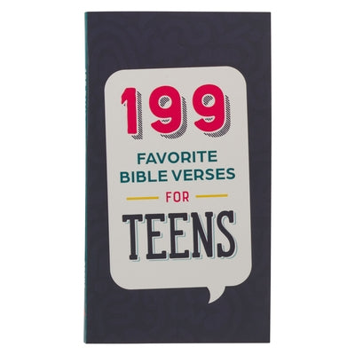 Softcover Bible with Christian Art Gifts branding featuring 199 favorite Bible verses for teens, designed for inspirational reading.