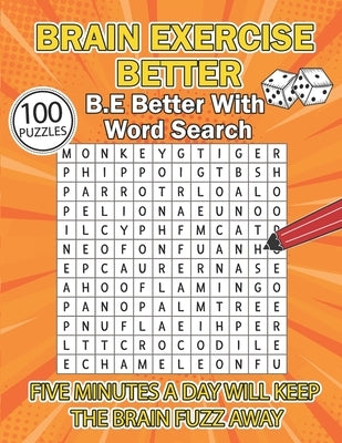 Paperback word search puzzle book with large print featuring 100 new puzzles for adults, teens, and seniors.