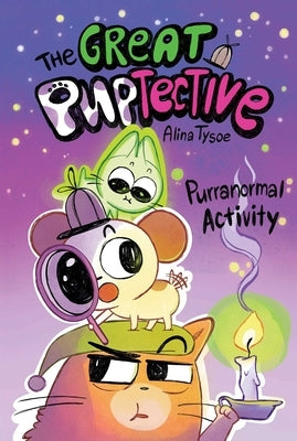 Paperback of Purranormal Activity by Simon & Schuster Books for Young Readers, featuring a spooky cat-themed cover illustration.