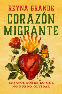 Paperback of Corazón Migrante by Vintage Espanol, featuring a cover with artwork related to migrant stories and personal essays.