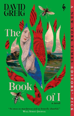 Paperback of The Book of I by Europa Editions featuring the book cover with artistic design and title text.