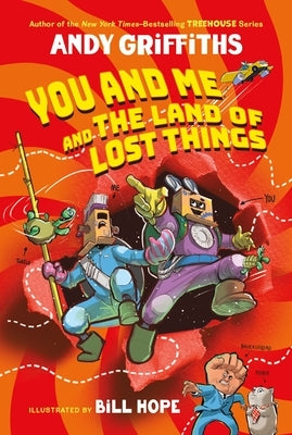 Paperback of You and Me and the Land of Lost Things by Square Fish, showing the book cover with colorful illustrations.