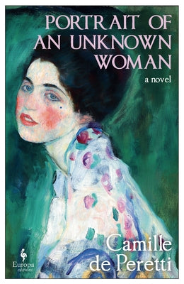 Paperback book titled "Portrait of an Unknown Woman" by Europa Editions, featuring a minimalistic cover design.