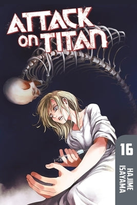 Paperback of Attack on Titan Volume 16 by Kodansha Comics, featuring cover art with characters from the manga series.