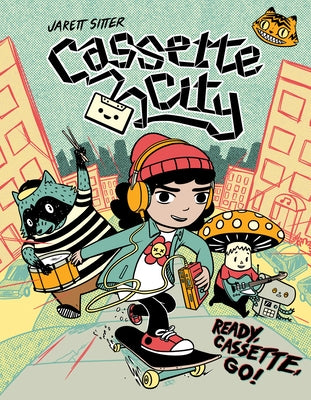 Paperback of "Ready, Cassette, Go!" by Annick Press featuring colorful cover art and bold title text.