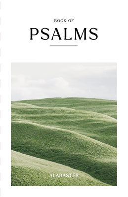 Alabaster Mini Psalms Bible in soft cover, featuring the title and decorative design on the front page.