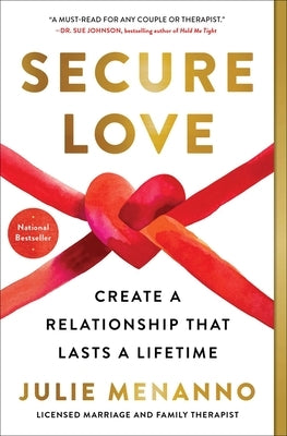 Paperback book titled "Secure Love" by Simon & Schuster, featuring a cover with romantic imagery and warm colors.