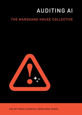 Paperback book titled "Auditing AI" by MIT Press, featuring a cover with abstract digital design and text on the front.