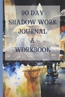 Paperback shadow work journal with prompts for inner child healing, featuring a calming cover design and lined pages inside.