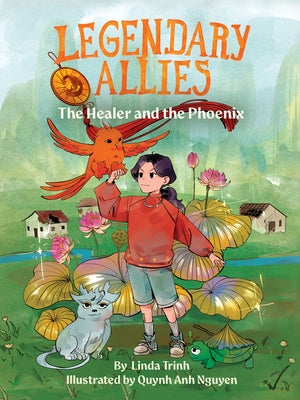 Paperback of The Healer and the Phoenix by Annick Press, featuring a colorful cover illustration.