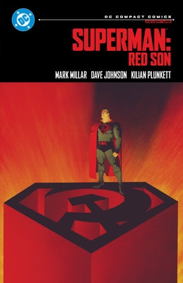 Paperback copy of Superman: Red Son from DC Comics, featuring the comic book cover with Superman in a red suit.